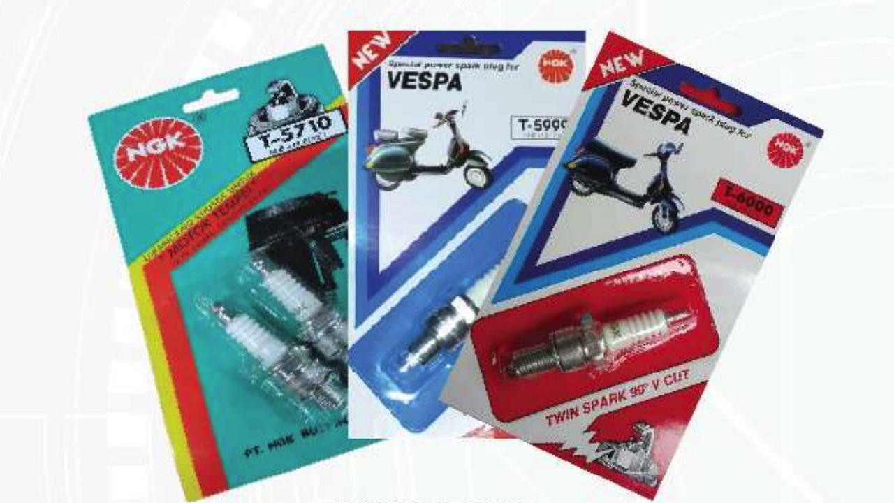 Busi T-Series untuk Vespa (NGK Busi Indonesia)