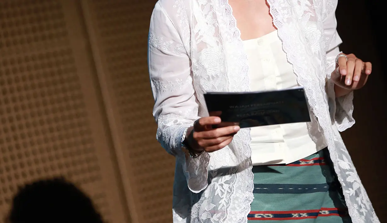 "Korea dan Amerika bisa begitu, bagaimana Indonesia?" ujar istri Muhamad Safril Sarwono. (Deki Prayoga/Bintang.com)