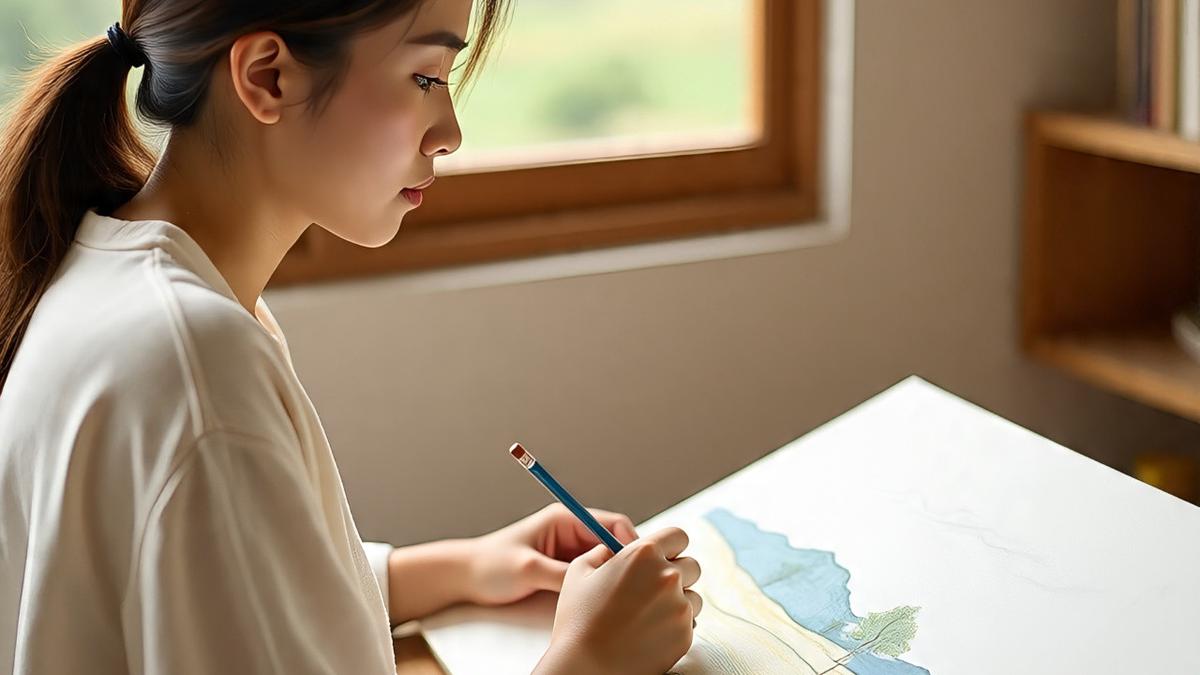 Cara Gambar Pemandangan Simple dan Mudah, Inspirasi Aktivitas Santai di Rumah