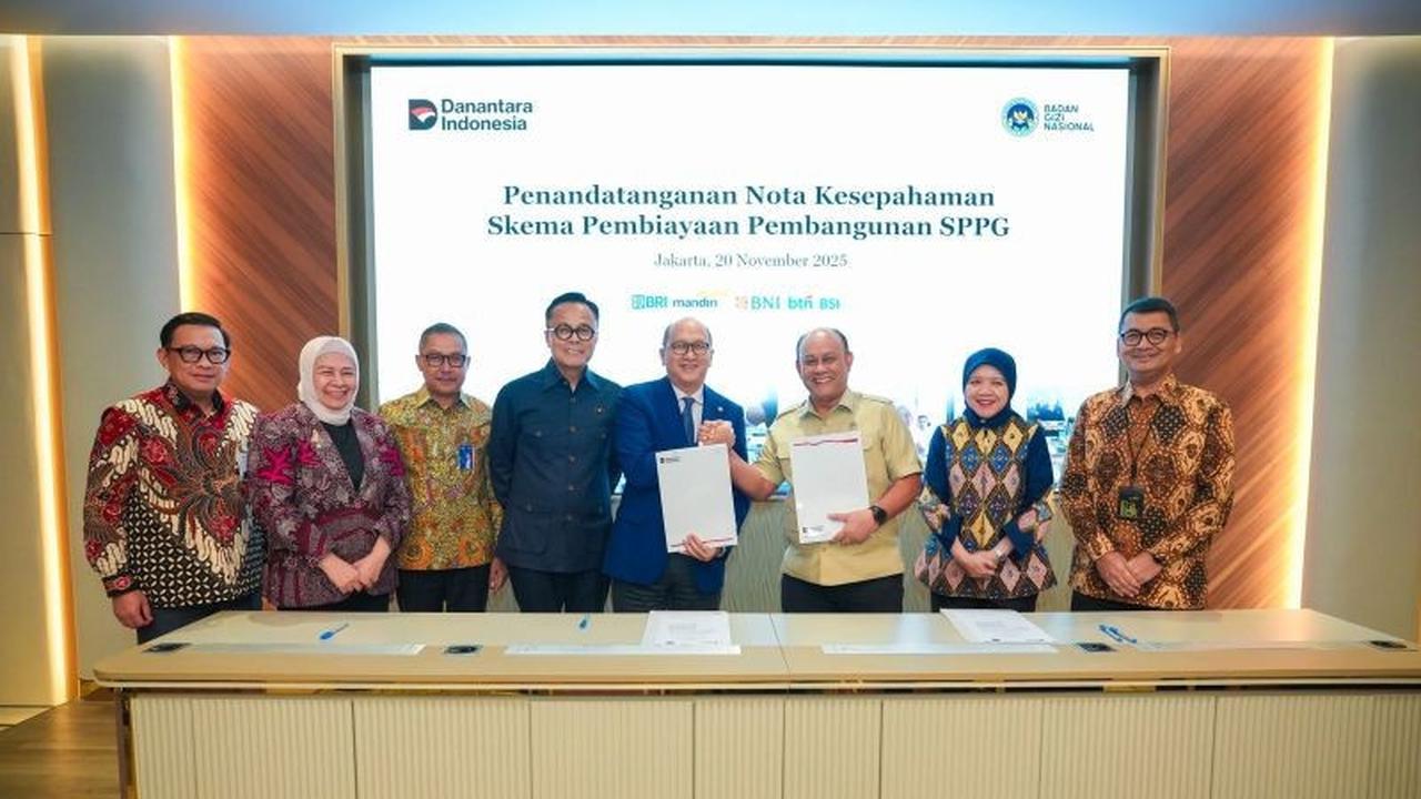 Danantara dan BGN Teken MoU, Perkuat Pembiayaan SPPG Program Makan Bergizi Gratis