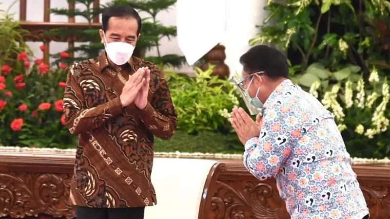 Presiden Joko Widodo (Jokowi) dan Kepala BKKBN Hasto Wardoyo