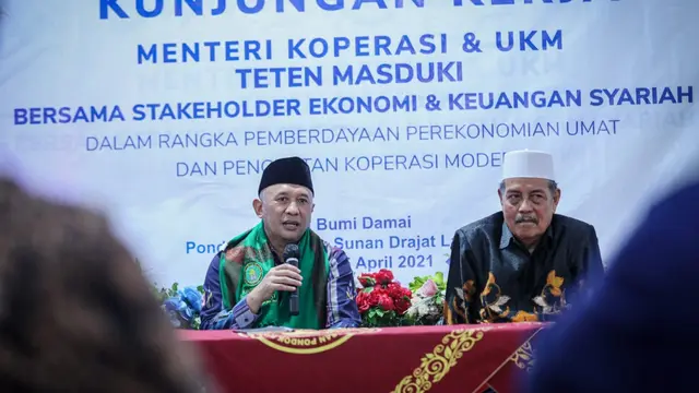 MenkopUKM: Koperasi Pesantren Potensial Membangun Jaringan Ritel Modern