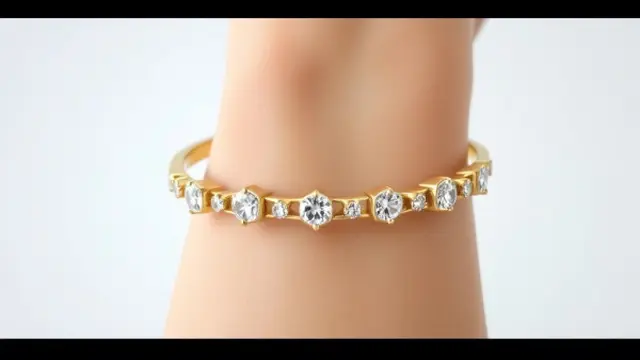 Floating Diamond Style Bangle