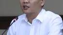 Terdakwa dugaan suap proyek Bakamla, Fayakhun Andriadi saat menjalani sidang lanjutan di Pengadilan Tipikor, Jakarta, Rabu (19/9). Sidang mendengar keterangan saksi Irvanto Hendra Pambudi, (Liputan6.com/Helmi Fithriansyah)