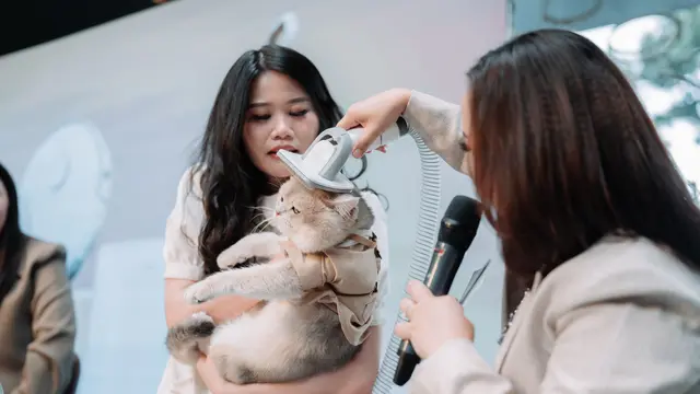 Pet grooming vacuum kit MOVA G1 Pro. Credit: MOVA Indonesia
