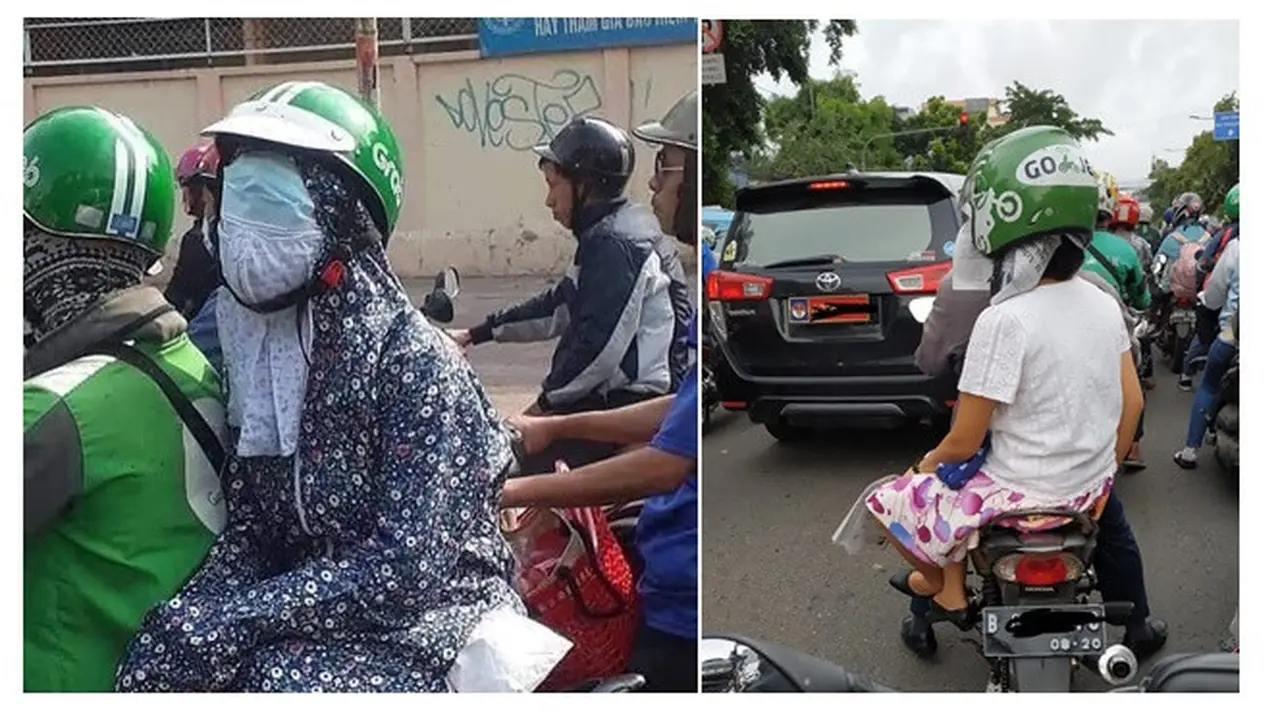 Kelakuan penumpang ojol (Sumber: Instagram/@/dramaojol.id)