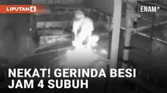 Suara proyek pengerjaan rumah tak jarang mengganggu istirahat akhir pekan warga. Namun yang viral berikut ini justru lebih nekat. Seorang kuli terekam CCTV memotong besi dengan gerinda jam 4 subuh.