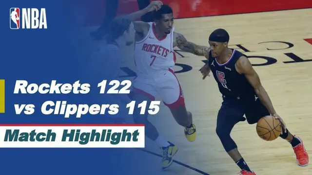Berita Video Houston Rockets Tumbangkan LA Clippers 122-115