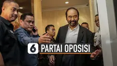 Ketua Umum Partai Nasdem, Surya Paloh temui pimpinan Partai PKS (30/10/19). Tujuan pertemuan itu disebut untuk selamatkan demokrasi Indonesia.