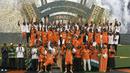 Pantai Gading menjuarai Piala Afrika 2023 setelah mengalahkan Nigeria dengan skor 2-1 pada laga final yang berlangsung di Alassane Ouattara Olympic Stadium, Ebimpe, Abidjan, Pantai Gading, Minggu (11/02/2024) waktu setempat. (AP Photo/Themba Hadebe)