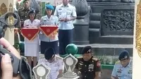 Panglima TNI Gatot Nurmantyo menyekar ke TMP Kusumanegara, Yogyakarta (Liputan6.com/ Yanuar H)