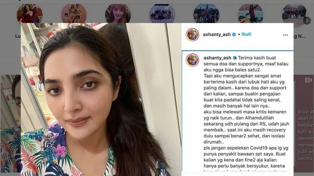 Unggahan Ashanty. (Foto: Instagram @ashanty_ash)