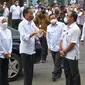 Walikota Denpasar I Gusti Ngurah Jaya Negara saat mendampingi kunjungan kerja Presiden Jokowi. (Istimewa)