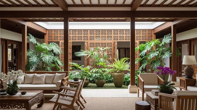 Desain Rumah dengan Konsep Inner Courtyard yang Bikin Udara Lebih Sejuk