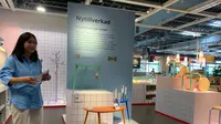 Koleksi furnitur terbaru Nytillverkad dari Ikea diluncurkan bertepatan dengan ulang tahun ke-80. (Dok: Liputan6.com/dyah)