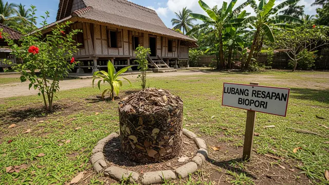 Ilustrasi Lubang Resapan Biopori