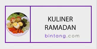 Salad Ala Solo ini cukup pas untuk menu berbuka puasa anda.