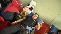 Persija Jakarta menggelar aksi donor darah jelang duel kontra Persebaya Surabaya pada laga pekan ke-27 BRI Super League musim ini di Stadion Utama Gelora Bung Karno (GBK), Sabtu (11/4/2026). (dok. Persija Jakarta)