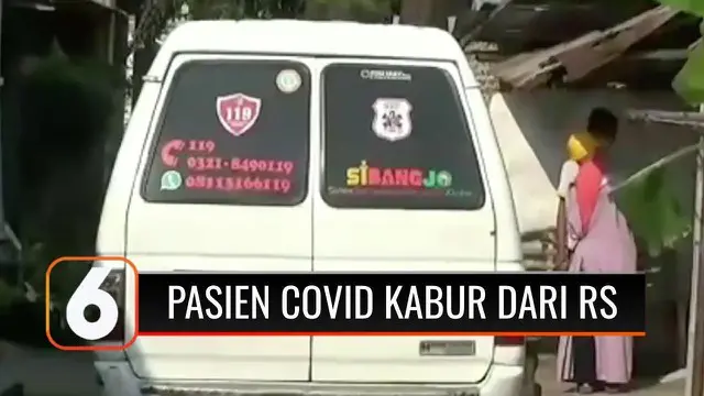 Seorang wanita pasien suspek Covid-19 asal Jombang, Jawa Timur, melarikan diri dari rumah sakit karena takut menjalani rawat inap. Tim medis terpaksa mendatangi rumah pasien untuk melepas infus yang masih tertancap di tanganya saat melarikan diri.