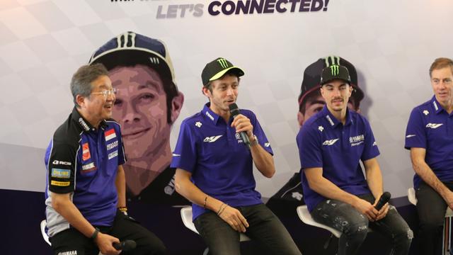 Meet and Greet Rossi dan Vinales Bikin Gempar Indonesia