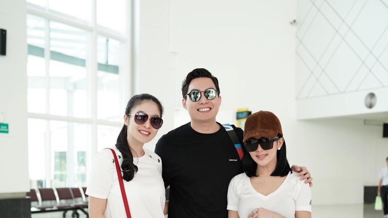 Syahrini, Edric Tjandra dan Sandra Dewi