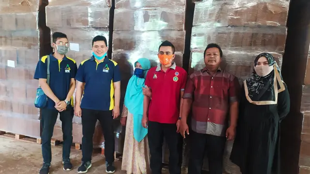 Tumpukan Cocofeat jadi hasil pengolahan KPMP Parigi, Pangandaran siap ekspor ke Cina, terutama saat pandemi covid-19 saat ini.