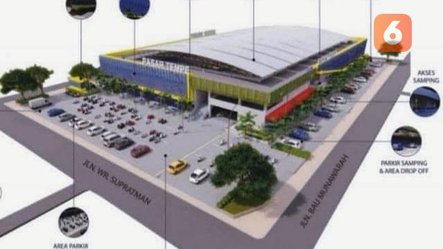 Desaun dasar Pasar Tempe (Liputan6.com/Istimewa)