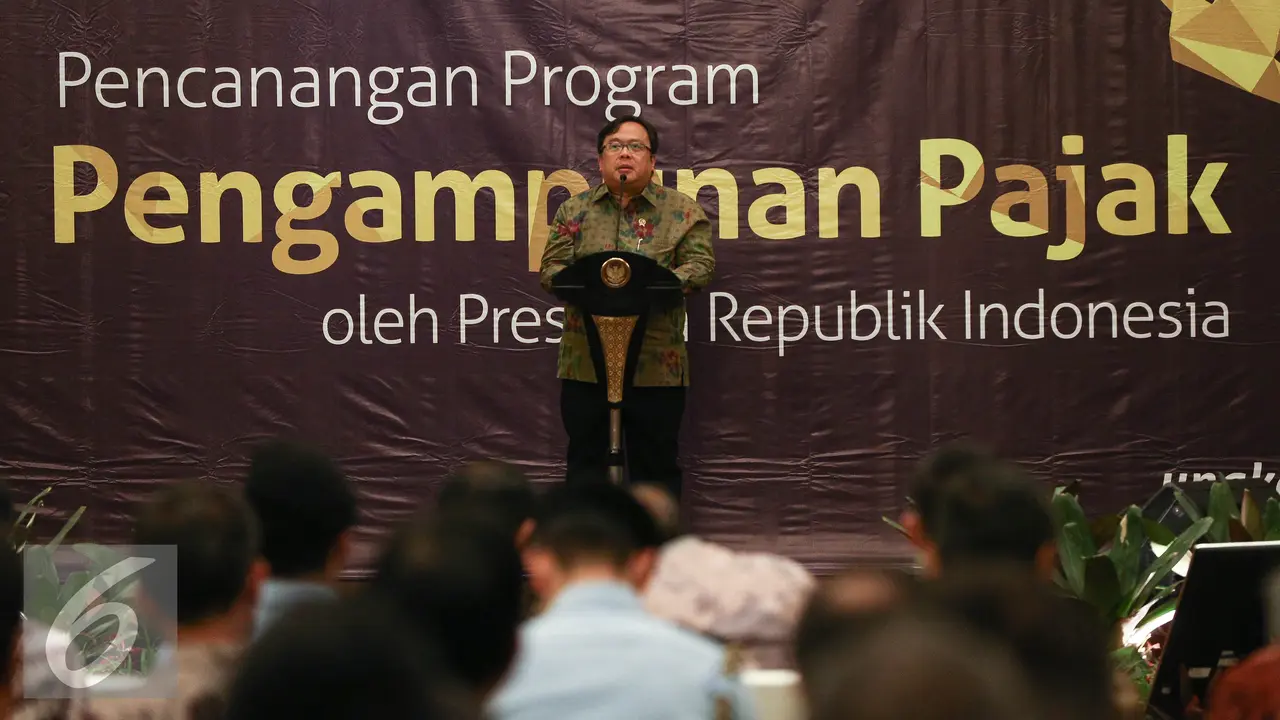 Peraturan Menteri Keuangan soal pelaksanaan pengampunan pajak akan selesai pekan ini
