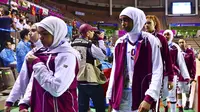 Pebasket Putri Qatar Protes Dilarang Berhijab di Asian Games