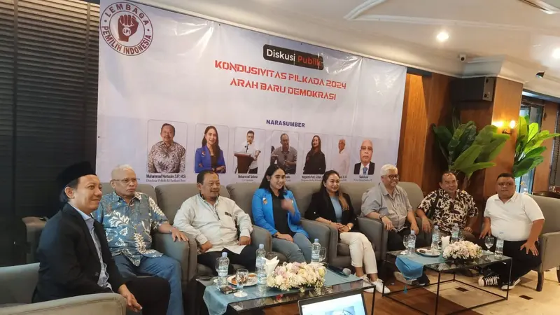 Diskusi Publik LPI bertema Kondusivitas Pilkada Serentak dan Arah Baru Demokrasi di Jakarta, Jumat (30/8/2024) (Istimewa)