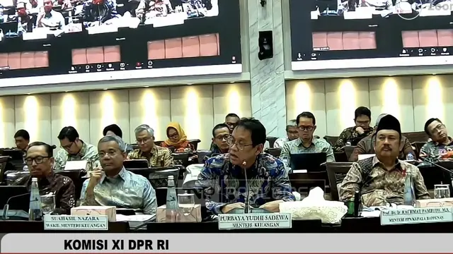 Menteri Keuangan (Menkeu) Purbaya Yudhi Sadewa saat Rapat Kerja dengan Komisi XI DPR, Rabu (15/7/2026). (Foto: Liputan6.com/Arief RH)