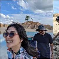 Momen bulan madu Rachel Amanda dan suami di Bintan. (Sumber: Instagram/auroramanda95/babalovetrip)