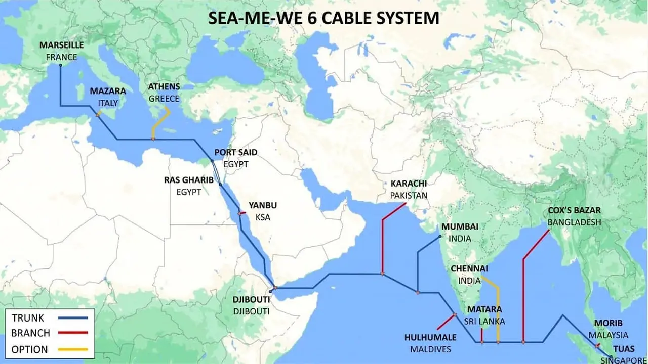 PT Telkom Indonesia (Persero) Tbk melalui anak usaha PT Telekomunikasi Indonesia Internasional (Telin) akan menggelar kabel bawah laut Asia Tenggara-Eropa