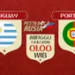 Piala Dunia 2018 Uruguay Vs Portugal (Bola.com/Adreanus Titus)