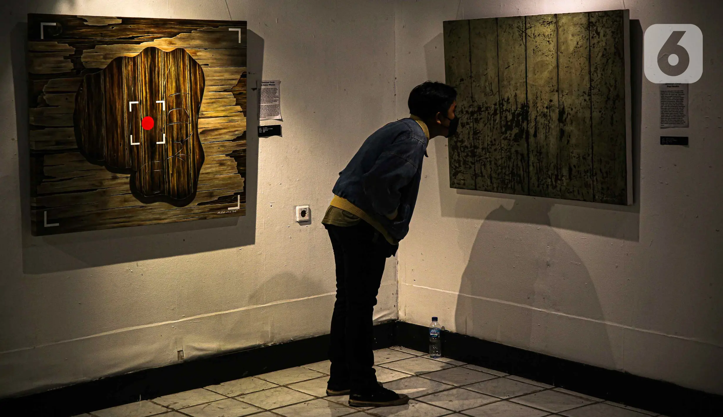 FOTO: Pameran Lukisan Mengenang Penyair WS Rendra - Foto Liputan6.com