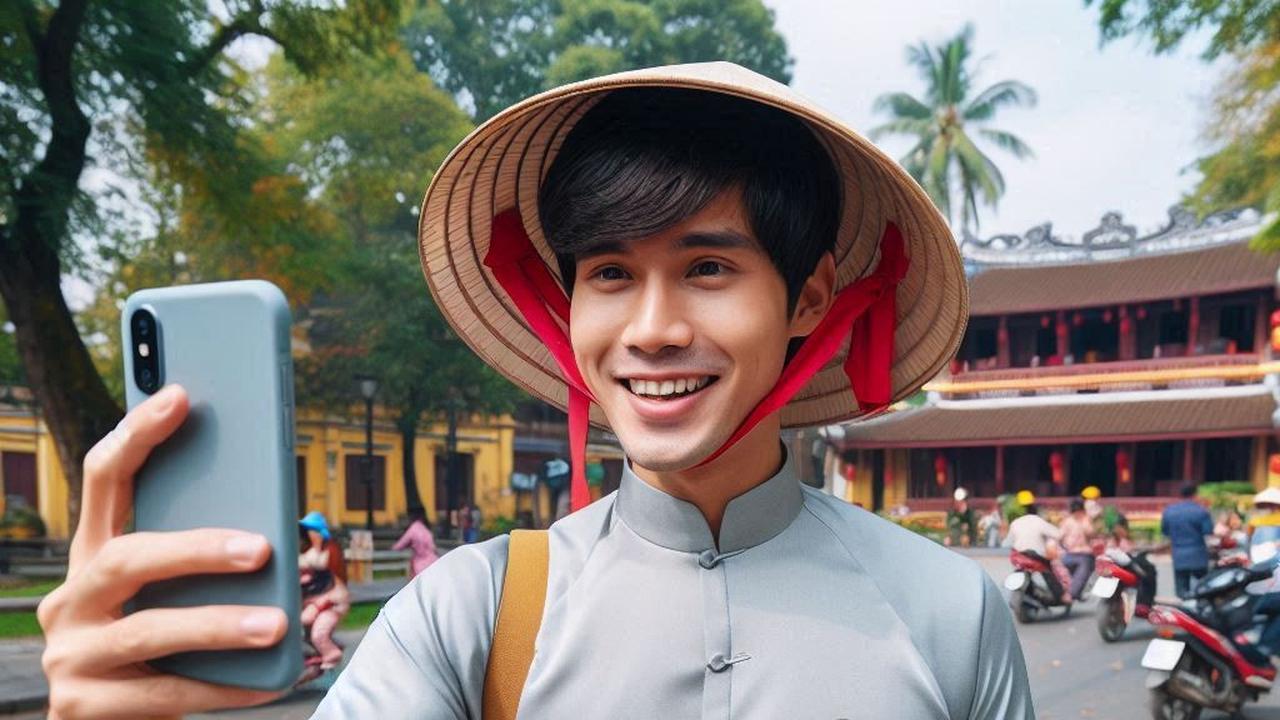 Ilustrasi Pria Vietnam