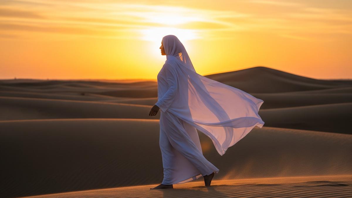 Kumpulan 9 Prompt Gemini AI Foto di Gurun ala Timur Tengah yang Estetik dan Realistis