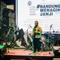 Politisi sekaligus legislator senayan asal Bandung Muhammad Farhan saat mengikuti kegiatan Bandung Menagih Janji untuk kemerdekaan Palestina. (Istimewa)