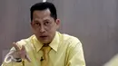Kepala Kabareskrim Polri, Komjen Budi Waseso saat berkunjung ke SCTV Tower, Jakarta, Rabu (3/9/2015). Budi mengaku siap jika memang dirinya harus dicopot dari jabatan Kabareskrim (Liputan6.com/Herman Zakharia)