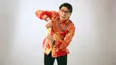 Parto Patrio saat ditemui dalam sesi pemotretan untuk keperluan promosi film Hongkong Kasarung di Studio 9 Jakarta, kawasan Antasari, Jakarta Selatan, Senin (23/10/2017) malam. (Nurwahyunan/Bintang.com)