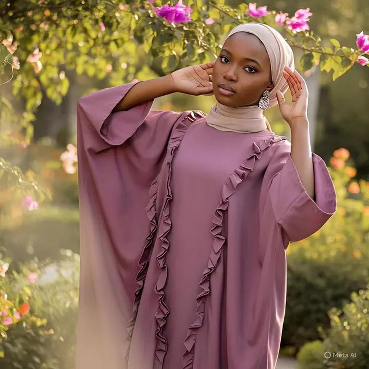 12 Model Busana Muslimah 1 Warna yang Lagi Tren di 2025, Tampilan Simpel tapi Elegan