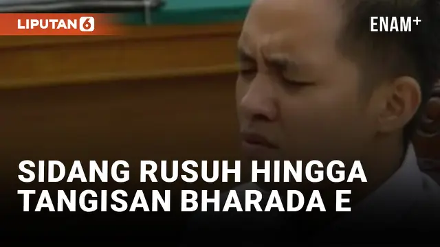 VIDEO: Bharada E Menangis Saat Dijatuhi Tuntutan 12 Tahun Penjara