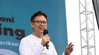Menkes Budi Gunadi Sadikin mengatakan upaya mencegah stunting bukan hanya fokus pada pemenuhan gizi balita tapi juga ibu hamil. Hal ini ia sampaikan saat peringatan Hari Gizi Nasional pada Minggu, 28 Januari 2024 di Jakarta. (Foto Dok Kemenkes)