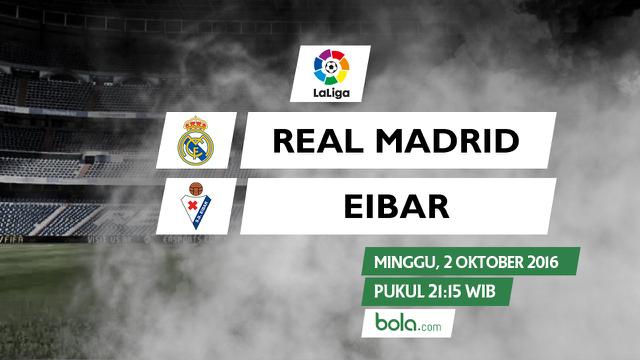 La Liga_Real Madrid vs Eibar (Bola.com/Adreanus Titus)