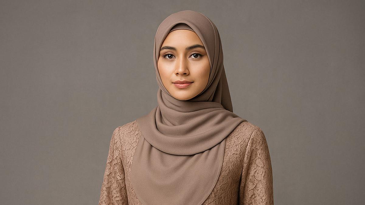 7 Model Long Dress Brokat Menutup Dada, Elegan dan Syar'i untuk Gaya Hijab 2025