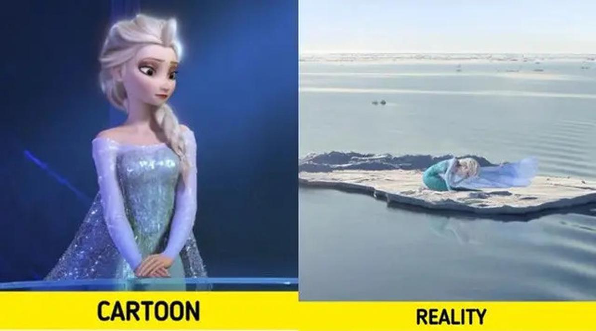 6 Potret Karakter Disney Jika Masuk ke Dunia Nyata Penuh Polusi, Bakal Ikut Pusing