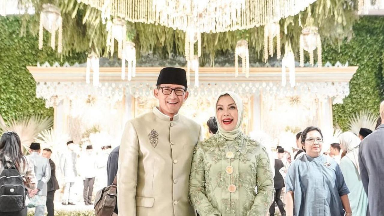 Athina dan Rio Haryanto Resmi Menikah, Sandiaga Uno Jadi Saksi dan Ucapkan Doa yang Menyentuh Hati
