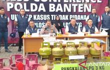 Polda Banten Ungkap Kasus Pengoplosan LPG Subsidi di Lebak, Tiga Tersangka Diamankan