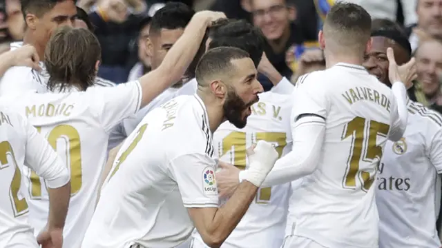 Karim Benzema Antar Real Madrid Bungkam Atletico Madrid