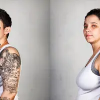 Seorang fotografer menghapus tato para mantan gangster untuk ciptakan asumsi positif bagi mereka lewat cara digital. (Via: boredpanda.com)